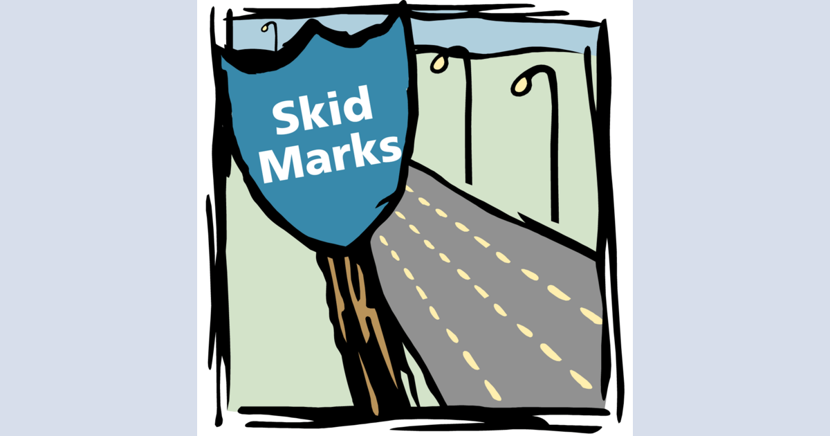 Skid marks tell a story - Behind the Wheel 